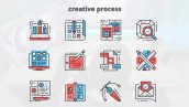Preview Creative Process Thin Line Icons 23455860