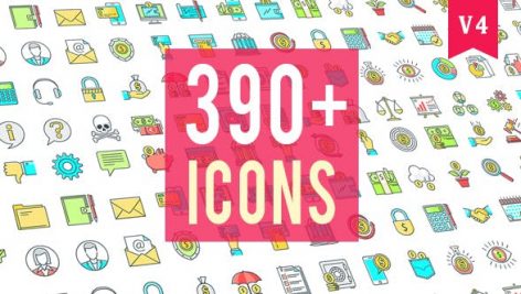 Preview Icons Pack 390 Animated Icons 20235601