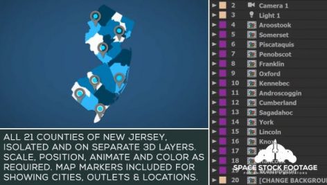 Preview New Jersey Map Kit 20790500