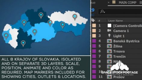 Preview Slovakia Map Kit 20955697