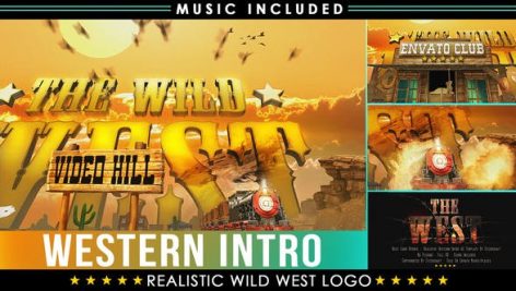 Preview Western Logo West Cowboy Intro 23285141