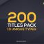 Preview 200 Titles Pack 13 Unique Types 16917604