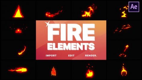 Preview Cartoon Fire Elements 21798952