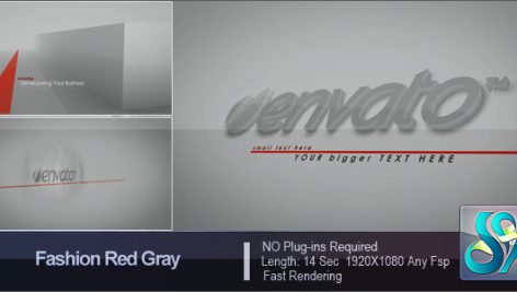Preview Fashion Red Gray Logo 3376580