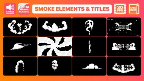 Preview Hand Drawn Smoke Elements Transitions And Titles 22853380