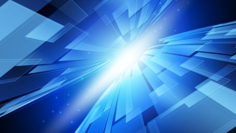 Freepik Abstract Blue Technology Background With Bright Flare