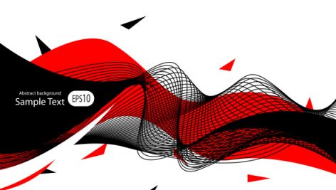 Freepik Abstract Red Black Background Waves