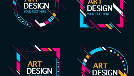Freepik Abstract Shape Banner Frame Collection