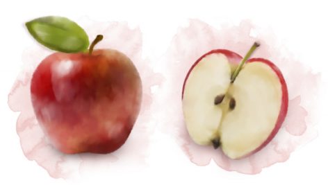 Freepik Apple Watercolor