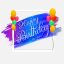 Freepik Birthday Card Colorful Background With Hand Drawn Watercolor Stroke
