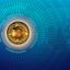 Freepik Bitcoin Symbol And Binary Code On Dark Blue Background