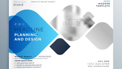Freepik Business Brochure Page Template Design
