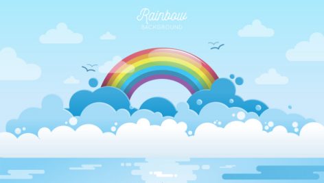 Freepik Colorful Rainbow Background 2