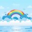Freepik Colorful Rainbow Background 2