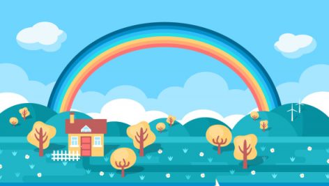 Freepik Colorful Rainbow Background 4