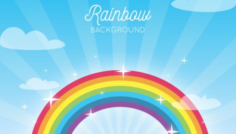 Freepik Colorful Rainbow Background