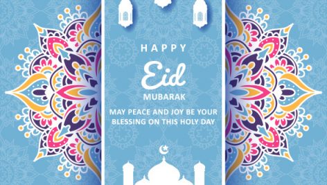 Freepik Eid Mubarak Greeting Card With Mandala Ornament