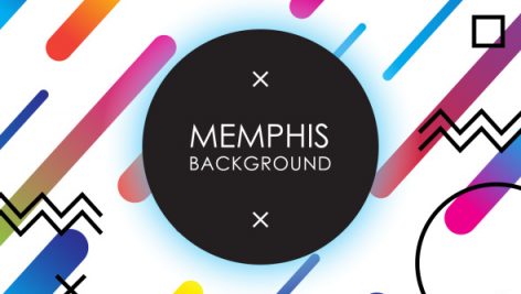 Freepik Full Color Memphis Background