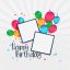Freepik Happy Birthday Card With Photo Frame And Balloons
