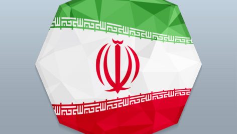 Freepik Iran Flag With Octagone Design Vector