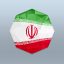 Freepik Iran Flag With Octagone Design Vector