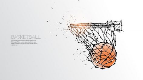 Freepik Line And Dot Of Basketball Shooting