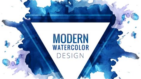Freepik Modern Blue Watercolor Background