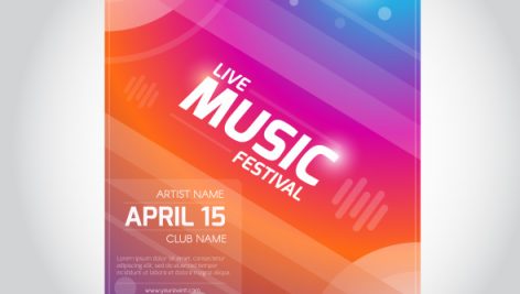 Freepik Modern Poster Design For Music Festival
