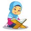 Freepik Moslem Girl Praying Koran