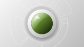Freepik Realistic Circle Green Technology Button On White Background