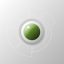 Freepik Realistic Circle Green Technology Button On White Background