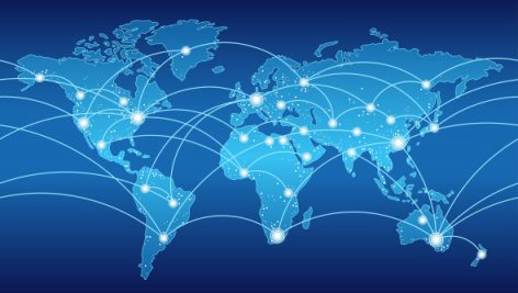 Freepik Seamless Map Of The Global Network System