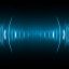 Freepik Sound Waves Oscillating Dark Blue Light