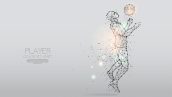 Freepik The Particles And Line Dot Of Football Player Motion 1