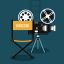Freepik Video Camera Movie Film Cinema Icon
