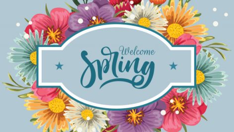 Freepik Welcome Spring With Romantic Floral