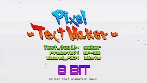 Preview Arcade Text Maker 8Bit Glitch Titles 20774500