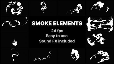 Preview Hand Drawn Smoke Elements 21634468