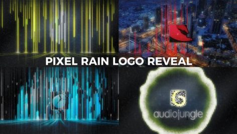 Preview Pixel Rain Logo Reveal 20913151