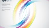 Freepik Abstract Semicircle Curve Colorful White Background