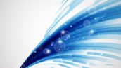 Freepik Abstract Technology Blue Lines Curve With Sparkling Element