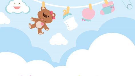 Freepik Background Design With Baby Items