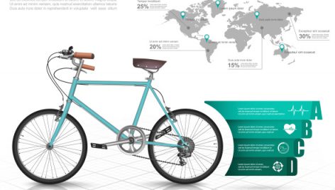 Freepik Bike Infographic
