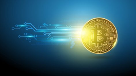Freepik Bitcoin Digital Currency Futuristic Technology Network Design