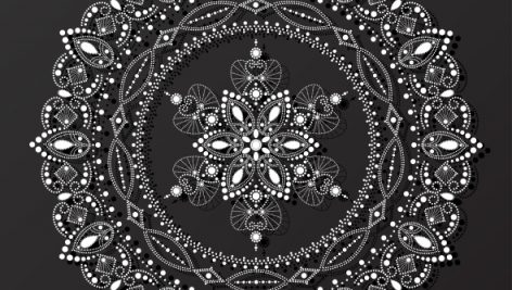 Freepik Black And White Lace Mandala Design Pattern Vector