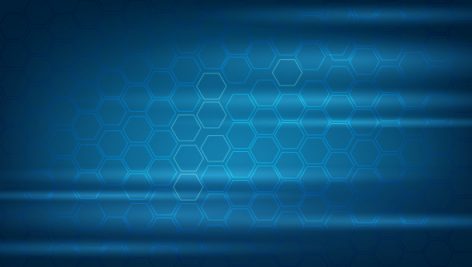 Freepik Blue Background Hexagon