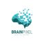 Freepik Brain Pixel Logo