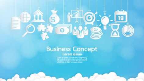 Freepik Business Concept With Blue Sky Background