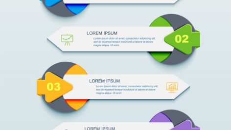 Freepik Business Infographics Template Design