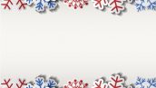 Freepik Christmas Blank Sign With Paper Snowflake